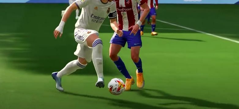 FIFA 22 Gameplay. Image via YouTube