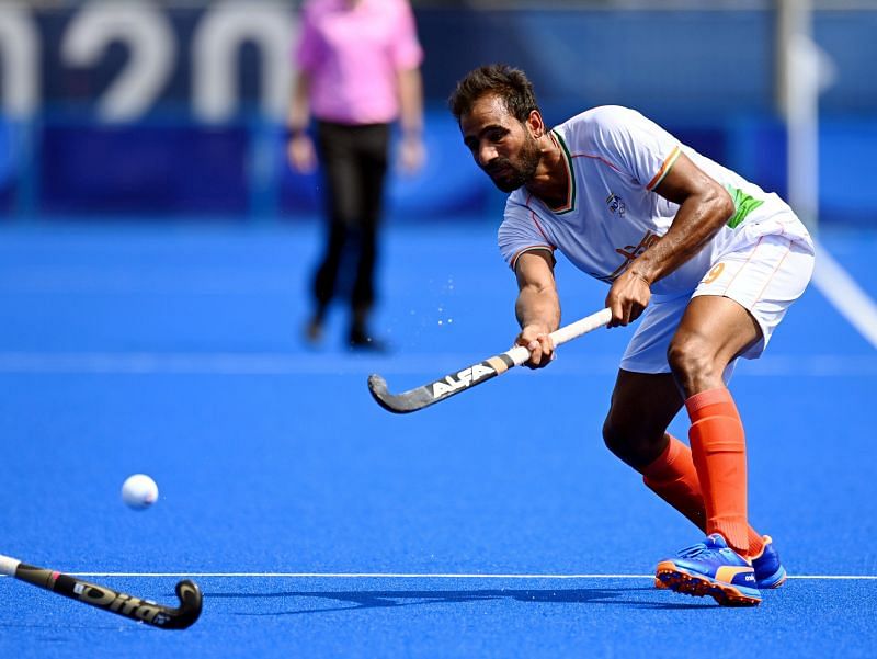 The Indian strikers cna showcase their skills against Japan Image Ctsy: Hockey India
