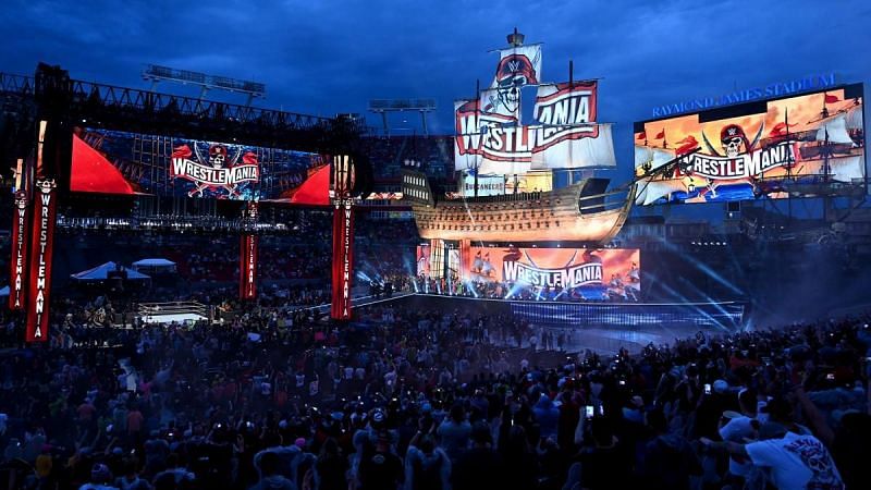 WWE Universe at WrestleMania 37 in Tampa