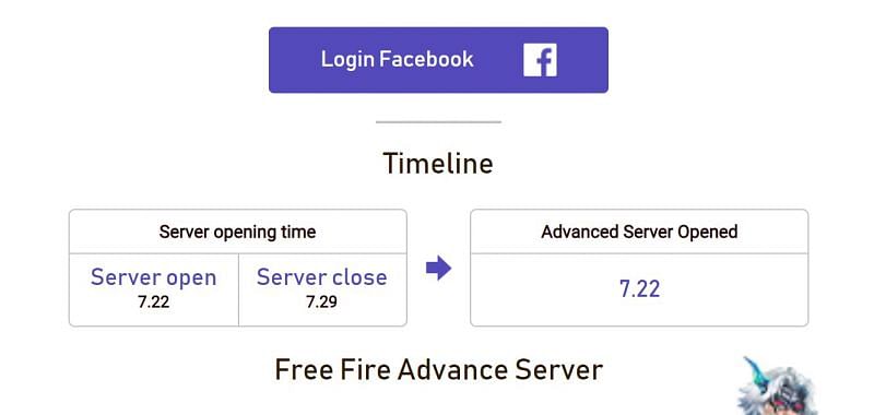 Free Fire Advance Server will close on July 29th