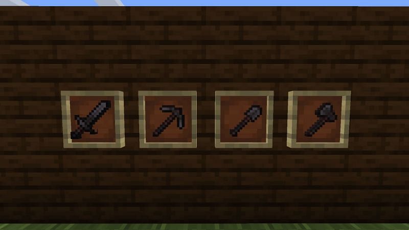 Netherite Weapons (Image via Minecraft)