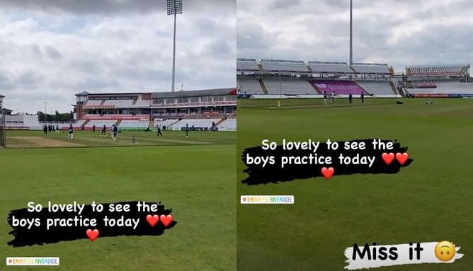 Watch: Dinesh Karthik shares a sneak peek of India's practice session in England