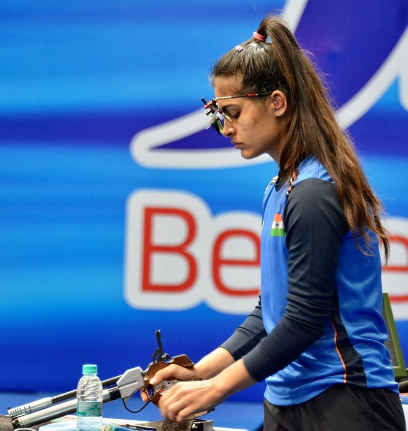 Manu Bhaker won the gold medal at 2018 Commonwealth Games in 10m air pistol