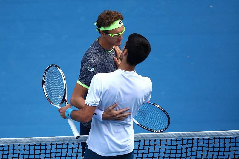 Denis Istomin beat Novak Djokovic at the 2017 Australian Open