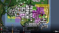 Gang territories, as they appear in GTA San Andreas (Image via GTA Wiki)