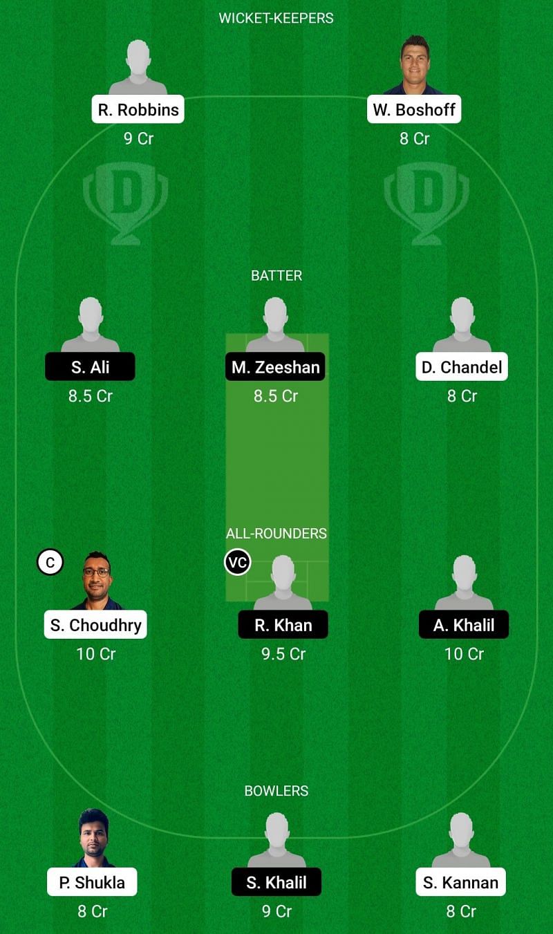 DIF vs ALZ Dream11 Team - 1