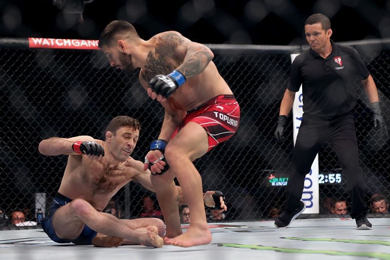 UFC 264: Ilia Topuria hands Ryan Hall his first loss in the octagon