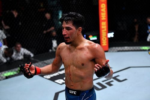 Adrian Yanez defeats Randy Costa at UFC Vegas 32 [Photo credit: @ufc on Twitter]