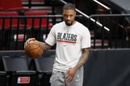Damian Lillard #0 of the Portland Trail Blazers.