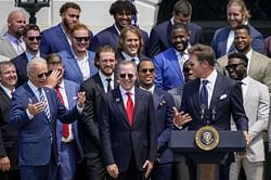 Did Tom Brady diss Donald Trump with the election comments during the White House visit?