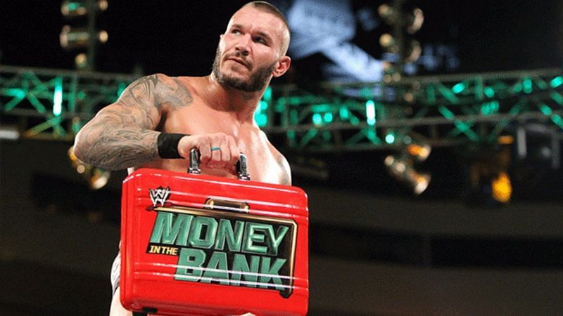 Randy Orton captured the WWE Championship contract Money in the Bank briefcase during the Money in the Bank pay-per-view in 2013