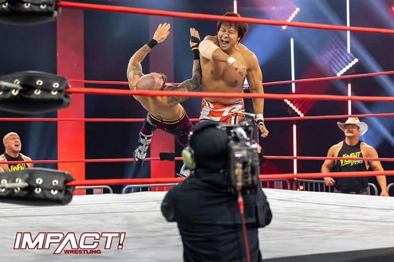 Kojima in action on IMPACT