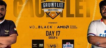 TEC Gauntlet Season 1 Day 17: Global Esports pulled off a successful comeback against Force One X Leg Stump to maintain their flawless run