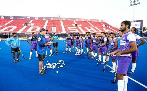 Indian men's hockey team hopes to break a 41-year medal jinx. (PC: Hockey India)