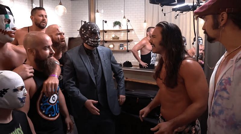 The Dark Order comes face to face with the Young Bucks!