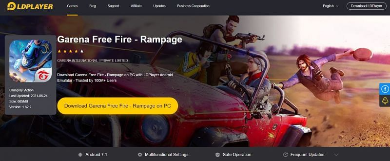 Players can enjoy Free Fire on Windows PC using LDPlayer