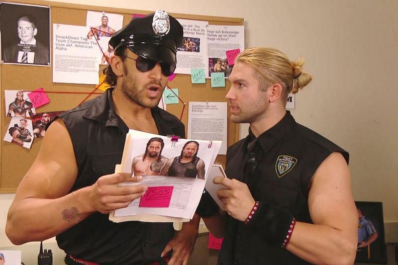 Fandango and Tyler Breeze were two of the many superstars released