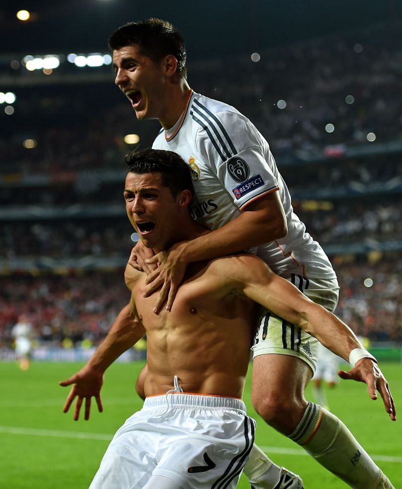 Cristiano Ronaldo and Alvaro Morata (top)