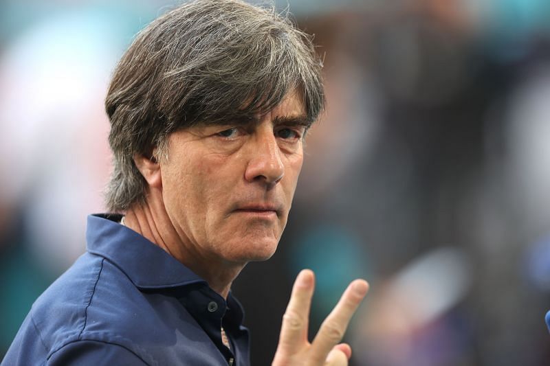 Germany manager Joachim L&ouml;w. (Photo by Alexander Hassenstein/Getty Images)