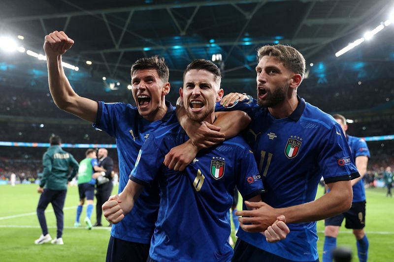 Italy beat out Spain 4-2 in a dramatic penalty shootout to advance to the UEFA Euro 2020 final