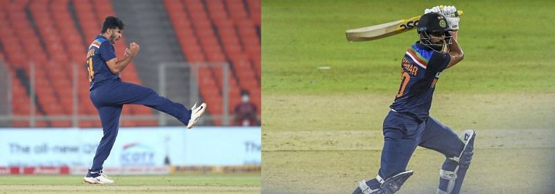 Shardul Thakur &amp; Deepak Chahar (R).