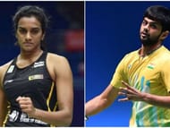 PV Sindhu and B Sai Praneeth