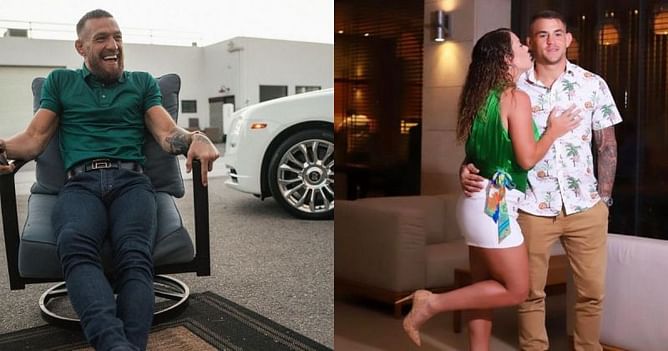 Dustin Poirier reveals that his wife's alleged DM to Conor McGregor was fake