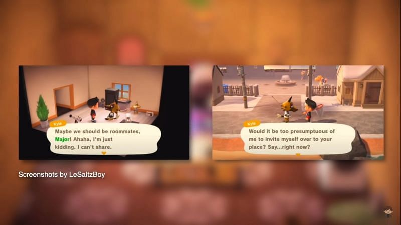 Villagers don&#039;t visit players in Animal Crossing (Image via Crossing channel)