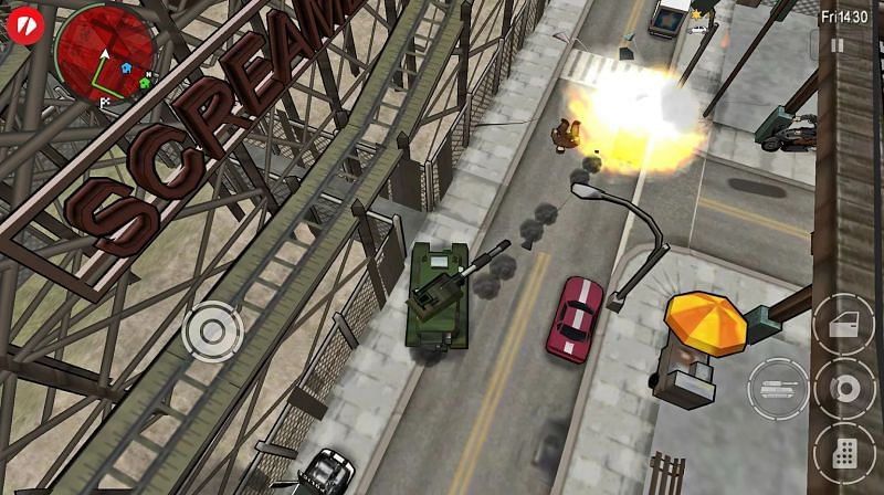 The Rhino Tank returned in GTA Chinatown Wars (Image via Rockstar Games)