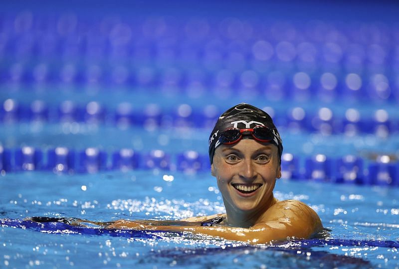 Katie Ledecky is one of the female swimmers to watch out for at the Tokyo Olympics