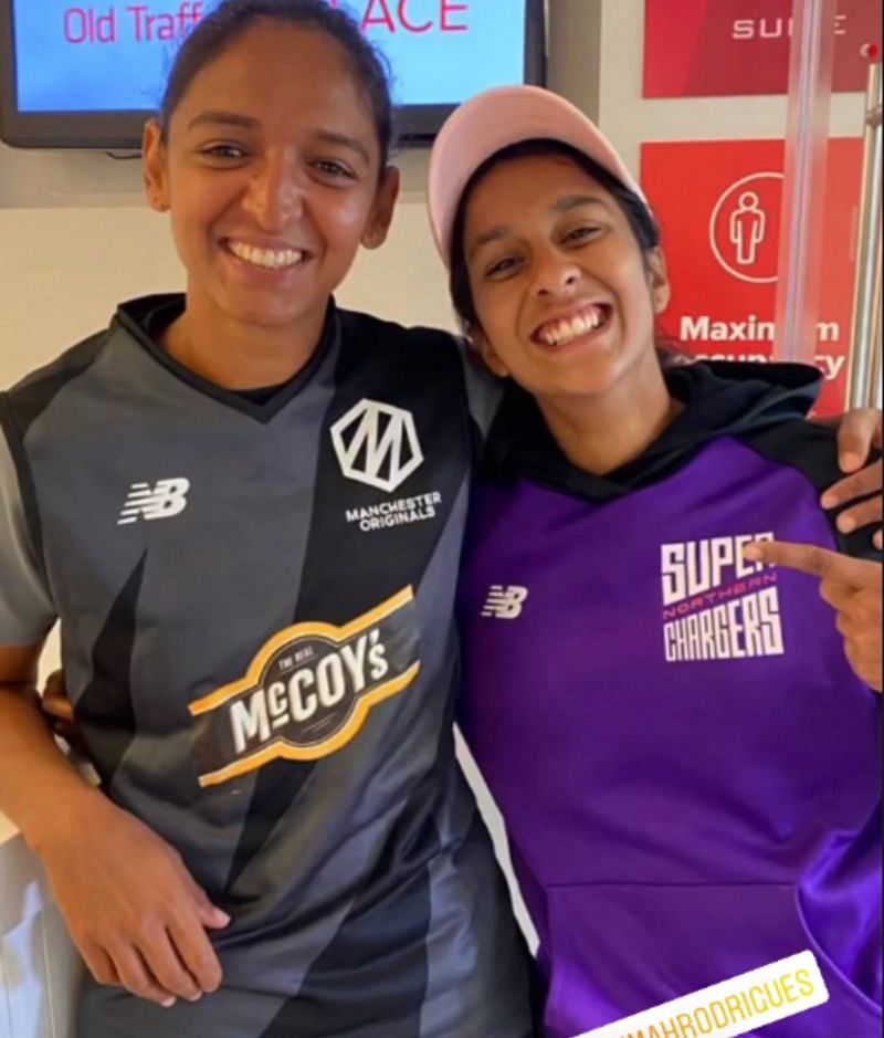 Harmanpreet Kaur and Jemimah Rodrigues