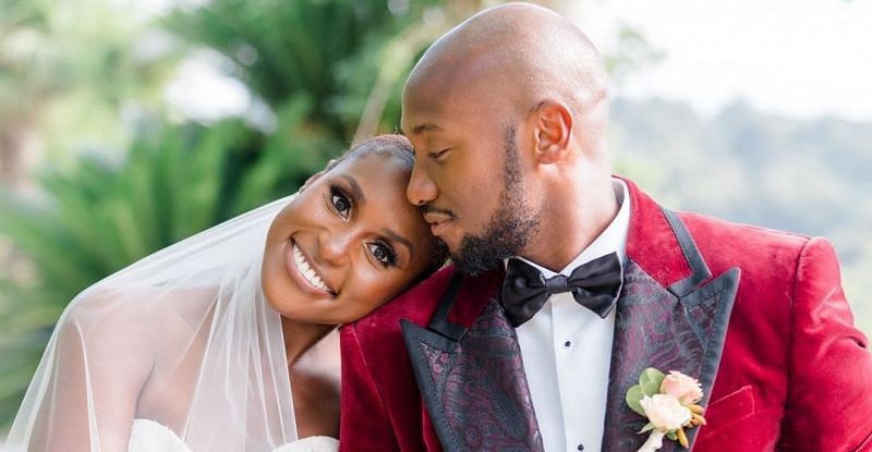 Issa Rae has tied the knot with fiance Louis Diame (image via Instagram/Issa Rae)