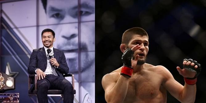 Khabib Nurmagomedov is all praise for Manny Pacquiao ahead of his fight against Errol Spence Jr.