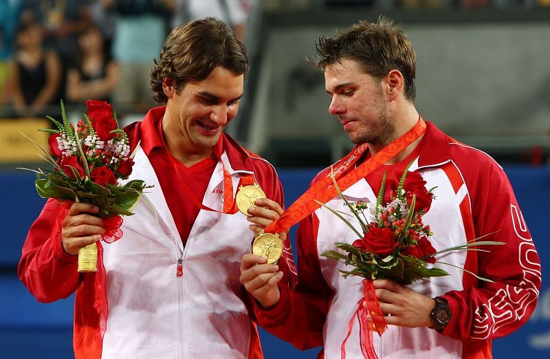 Roger Federer and Stan Wawrinka