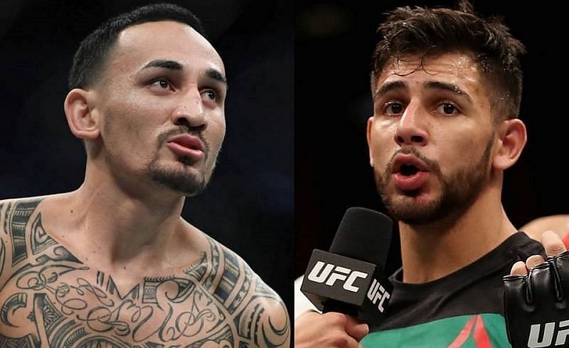 Max Holloway (left); Yair Rodriguez (right)
