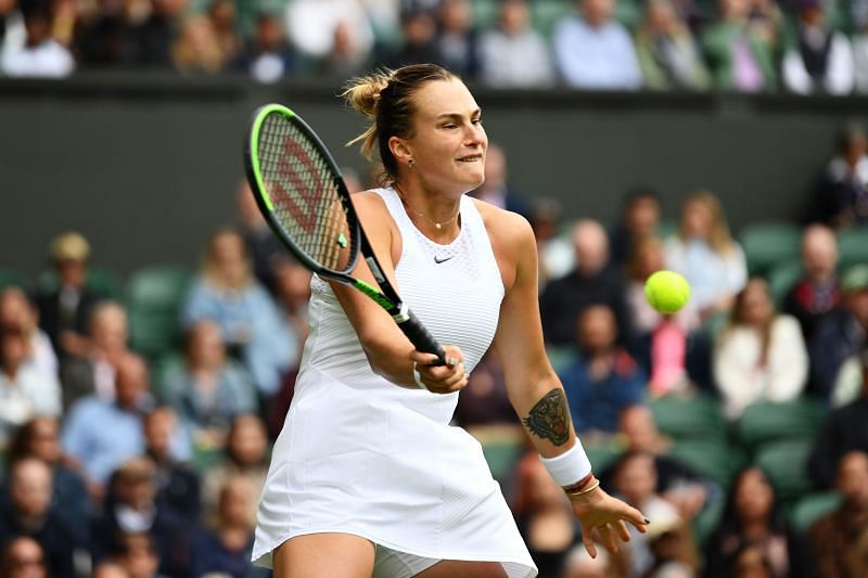 Aryna Sabalenka will be playing in her first Grand Slam quarterfinal.