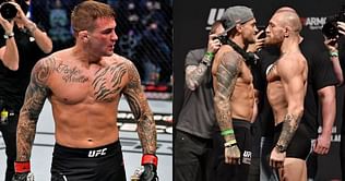 "I saw the same eyes that I saw in Abu Dhabi" - Dustin Poirier reveals the exact moment when he hurt Conor McGregor on the feet at UFC 264