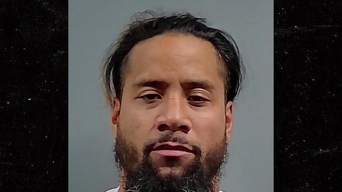 Jimmy Uso&#039;s (Jonathan Fatu&#039;s) mug shot; Credit - TMZ