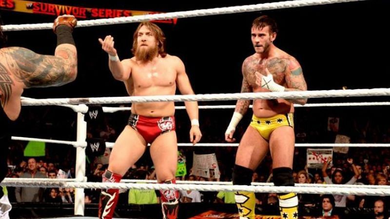Daniel Bryan (left) and CM Punk (right)