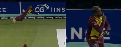 WI vs AUS 2021: [Watch] Fabian Allen wows fans with a brilliant one-handed catch to dismiss Aaron Finch