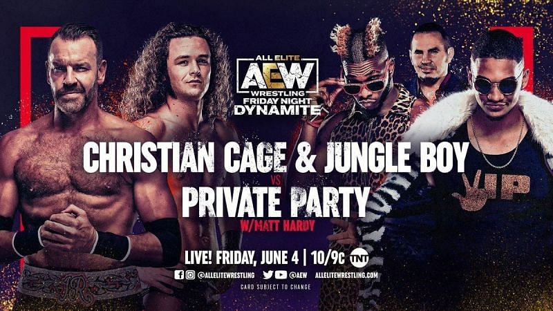 Jungle Boy and Christian Cage in AEW