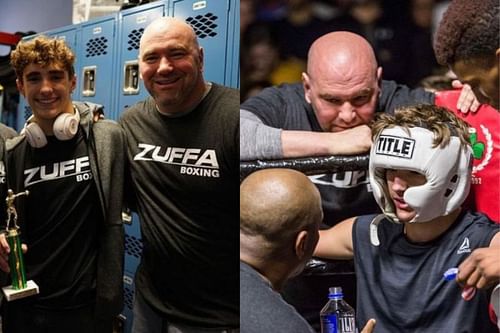 UFC president Dana White with his son Aidan White [Image Courtesy: @danawhite and @aidan_white on Instagram]