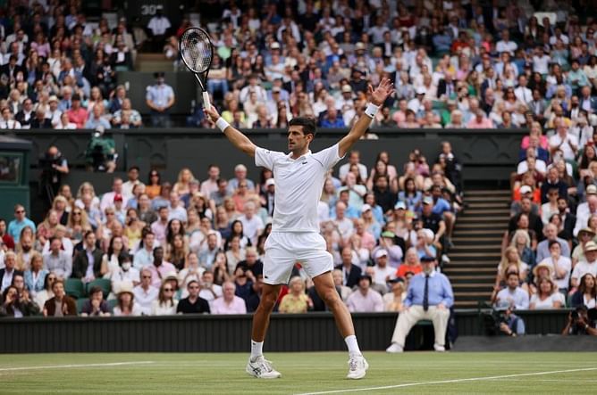 Novak Djokovic admits Shapovalov "was the better player in the first 2 sets", hopes to have the crowd on his side during Wimbledon final