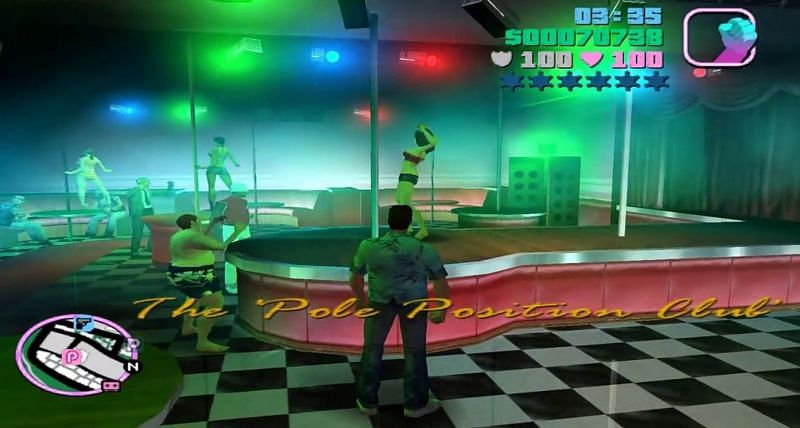 The Pole Position Club is a great example of an easy, but boring asset mission (Image via Dailymotion)