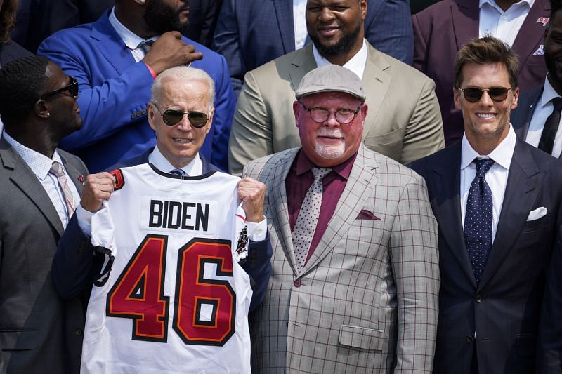 President Biden Hosts Super Bowl LV Champions Tampa Bay Buccaneers At The White House