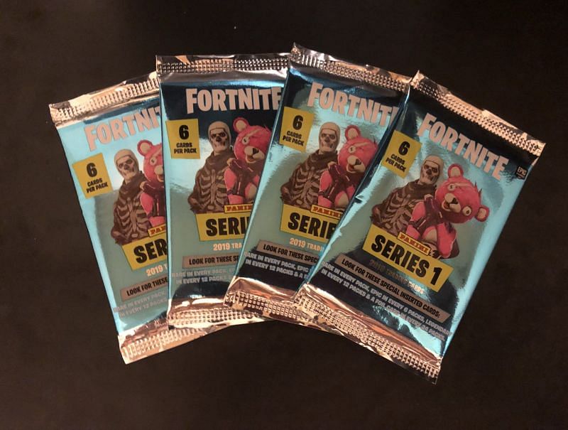 Trading card packs (Image via Iamtrippingunni/Twitter)