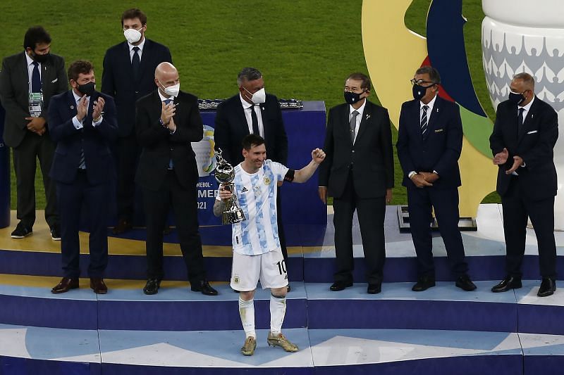 Copa America 21 Golden Boot Lionel Messi Beats Neymar To Win The Top Scorer Award