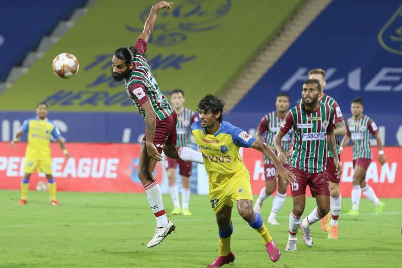 Ritwik Das (right) has left Kerala Blasters