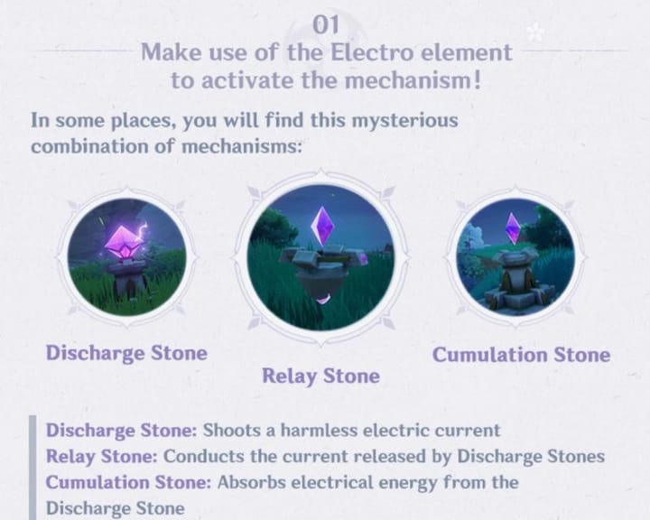 Genshin Impact Inazuma guide Discharge Stone, Lightning Strike Probe