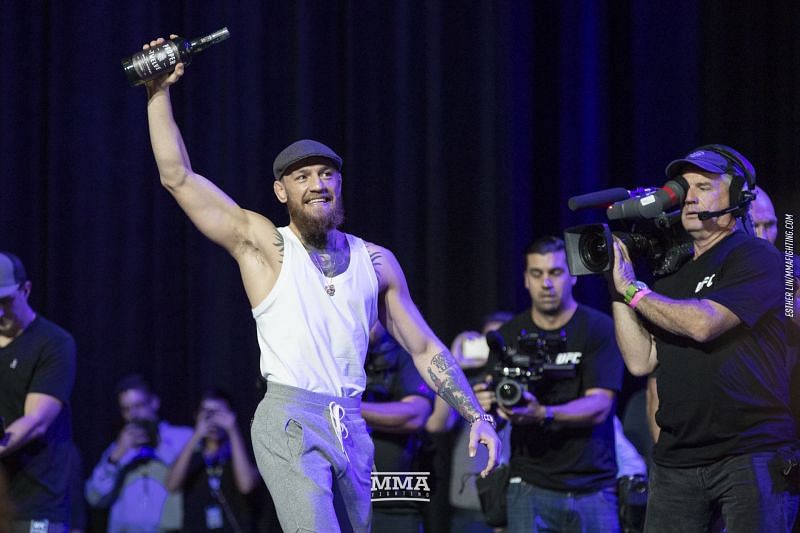 Conor McGregor at UFC 229 press conference | Image via MMA Fighting